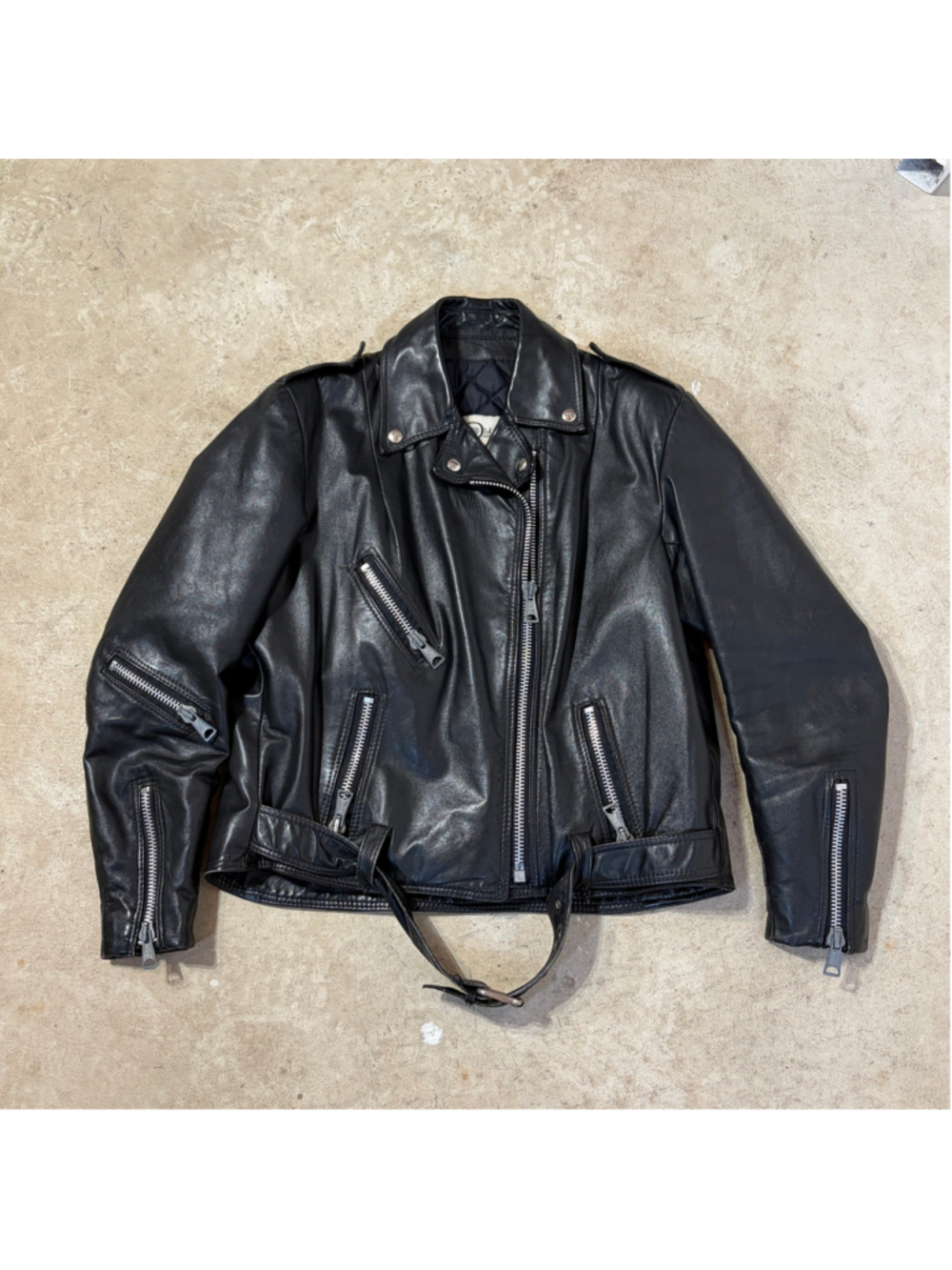 Vintage The Old Mill Bainton Black Leather Moto Biker Jacket Women’s 16 Canada